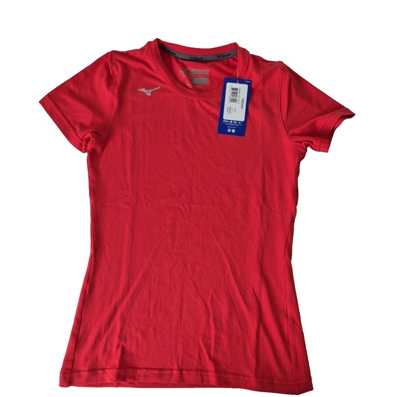 Mizuno Other - Mizuno Shirt Youth Medium Red‎ Performance Short Sleeve New